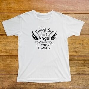 Daddy's Girl Angel Graphic T Shirt